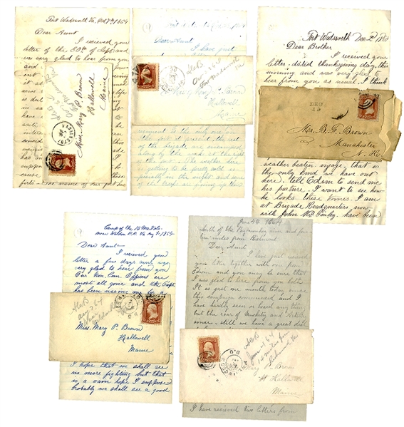 1864 Maine Soldier’s Letter Grouping