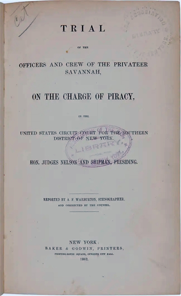 Jefferson Davis Threatened to Hang 13 Prisoned Union Officers If The Crew Of the Savannah Was Hanged