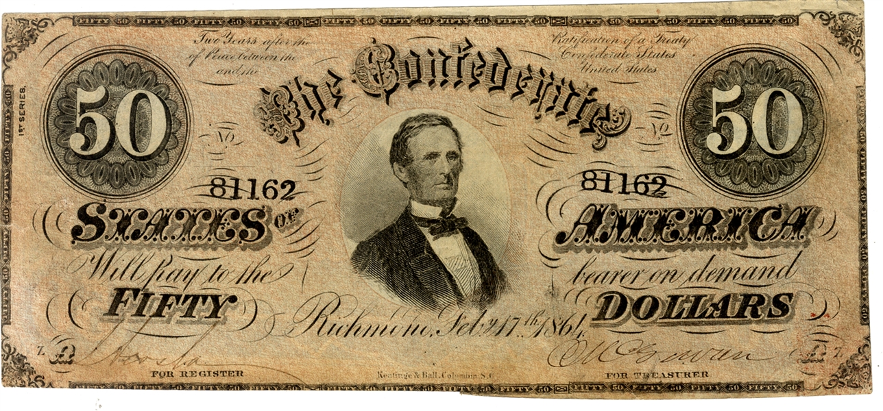 A Pair of Confederate Bills