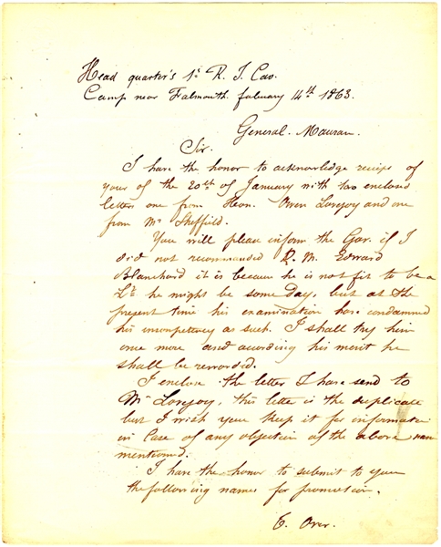 The French Union General's Letter