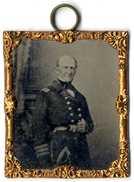 On the Outbreak of the Civil War in April 1861, Stringham Was Appointed Flag officer of the Atlantic Blockading Squadron.