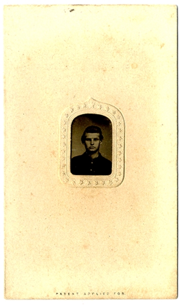 Exceptionally Clean Soldier Tintype