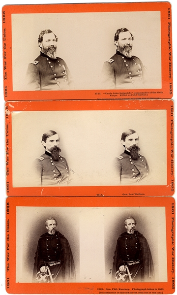 Sharp, Clear Stereos of Union Generals.