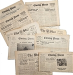 A Group Of German Propaganda Newspapers
