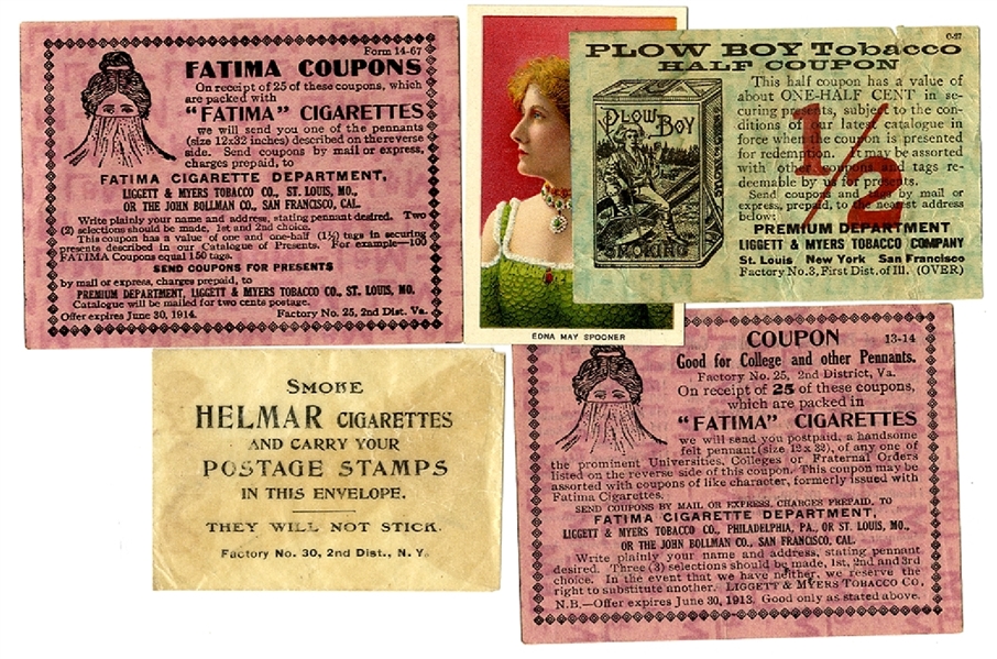 Save Your Cigarette Coupons For Premiums