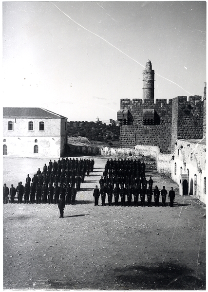 The Ottoman Empire Army Drills In Front Of the Tower of David