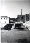 The Ottoman Empire Army Drills In Front Of the Tower of David