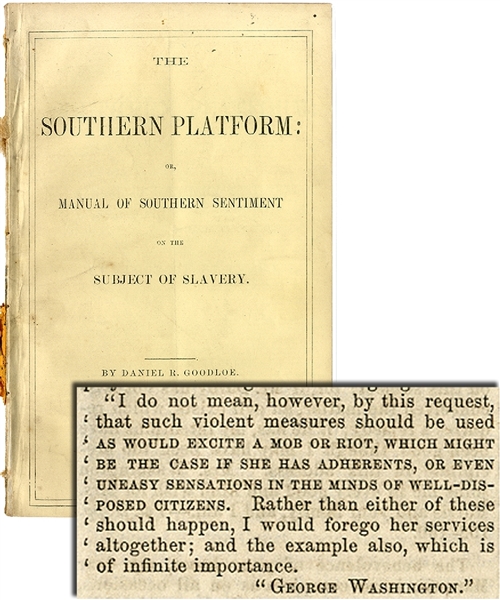 The Slavery Platform Of The Southern States