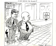 Kennedy & Khrushchev - Limited Nuclear Test Ban Treaty