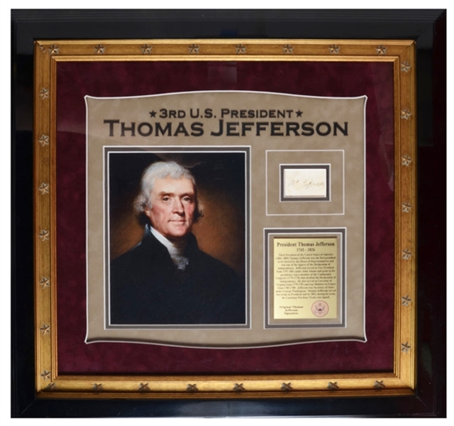 Very Rare Thomas Jefferson Calling Card