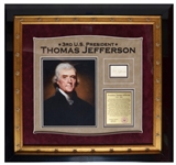 Very Rare Thomas Jefferson Calling Card