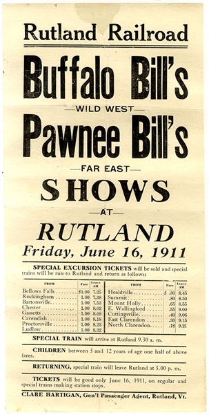 The Western Far East Shows - Buffalo Bill & Pawnee Bill 