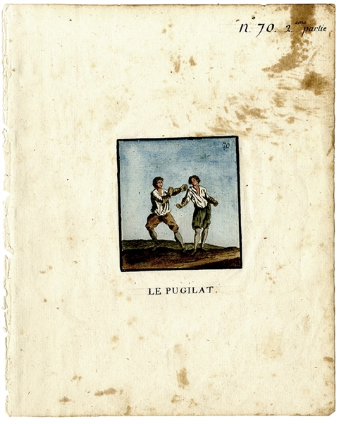 Very Early Boxing Engraving