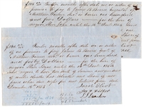 A Pair of Slave Rental Promissory Notes
