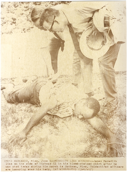 The Civil Rights Activist, James Meredith Is Shot