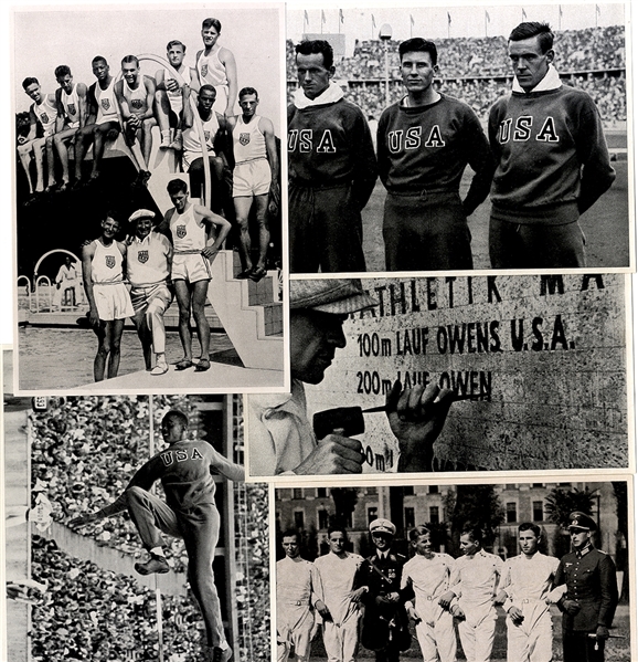 47 Original Printed Photographs of the  1936 Olympic Photos