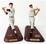Dynamic Cold Cast Statues of DiMaggio and Mantle