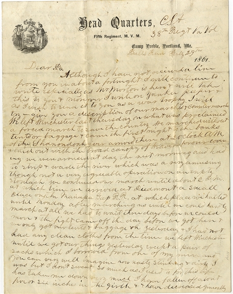 “From all I can learn the Yankees made the best fight that has ever been made by them from the landing of the Pilgrims up to this time indeed.”