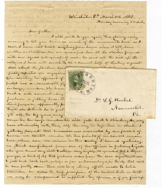 Surgeon Caspar C. Henkel - “They may take our property, our homes, our lives, but they cannot deprive us of that inheritance prepared for us above. ...You will please destroy this letter for fear...