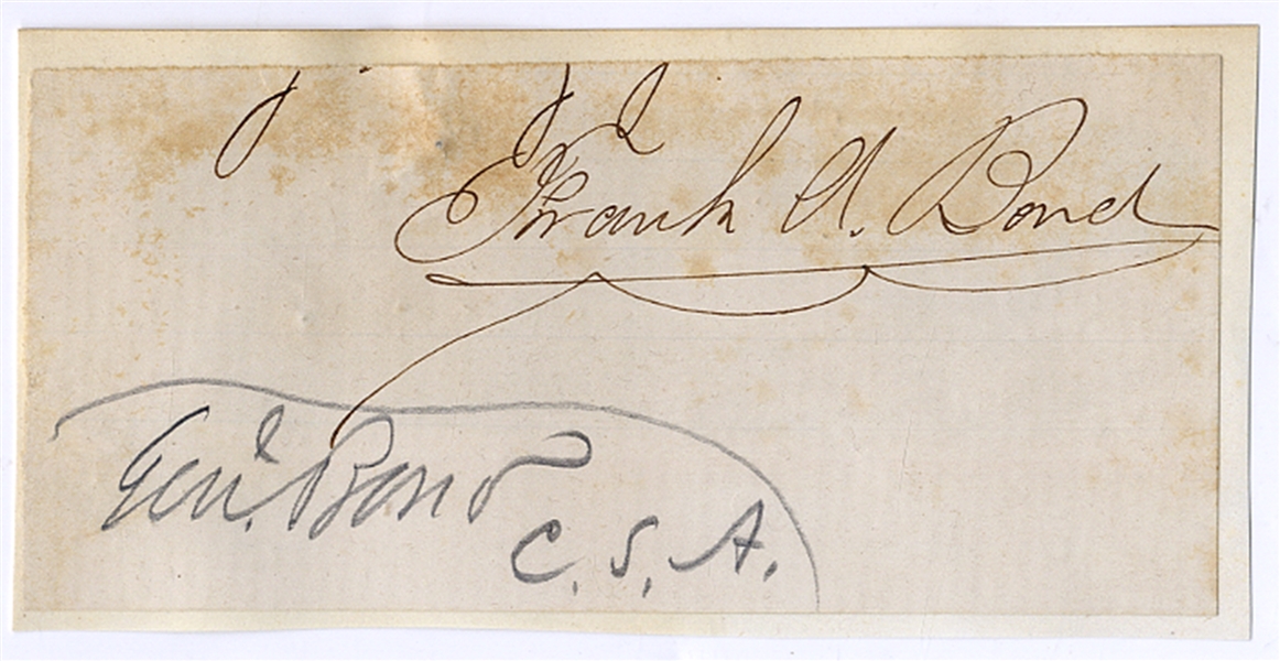 Scarce Maryland Major - Served Under Stonewall Jackson and Others - Wounded, Captured, Exchanged