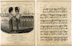 The Artwork For This Patriotic Music Sheet Was Accomplished By Nathaniel Currier