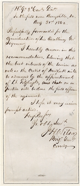 Wilson's Captured Jefferson Davis - Irwinville, Georgia While Attempting To Flee the Country.