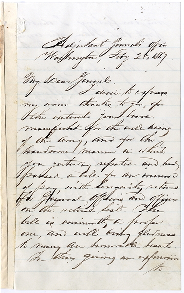 Strange Historic Connection Regarding Andrew Johnson’s Impaechment - Lorenzo Thomas and Major General Robort C. Schenck