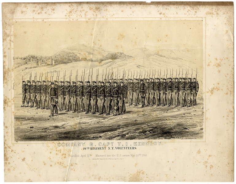 Scarce Union Regimental Print