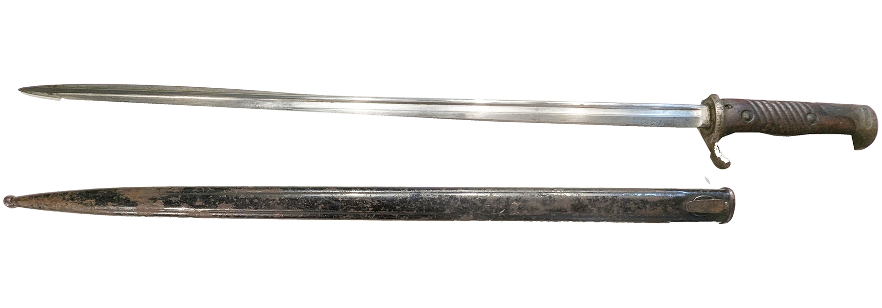 Imperial German Model 98 Bayonet with Crown Stamp Erfurt