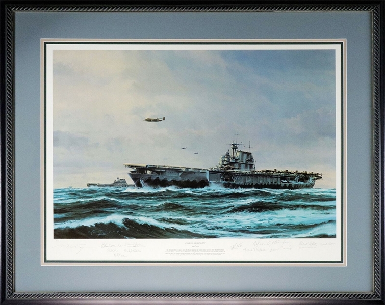 Limited Edition Print (23/50) Signed By The Crew Of The Doolitle Raid