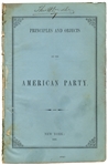 This Party Came To The Front As A Result Of The Collapse Of The Whig Party