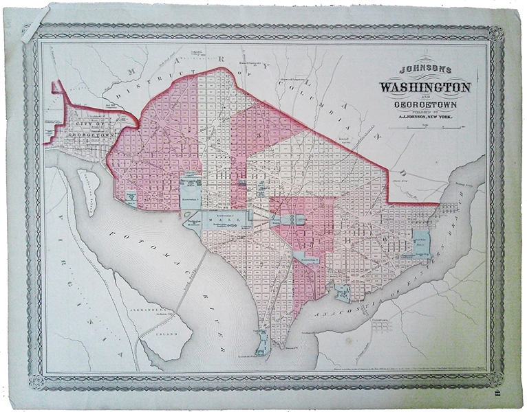 Very Detailed Washington DC Map