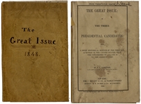 1848 - Presidential Candidates Martin Van Buren, Lewis Cass, and Zachary Taylor