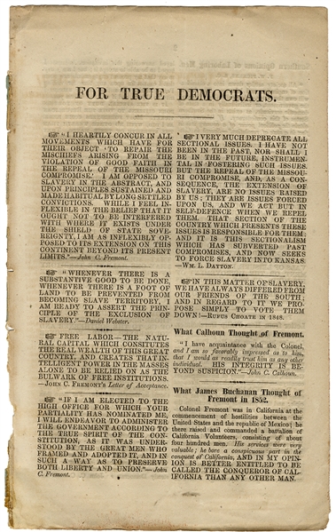 The Republican Party Scalds James Buchanan 