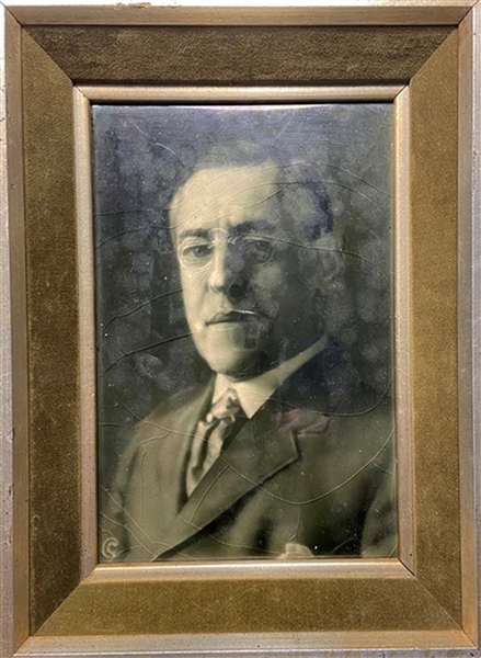 Scarce Woodrow Wilson Portrait Ceramic Tile