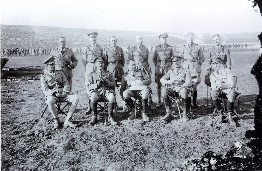 Field Marshal Allenby accepts surrender of Jerusalem officials,Israel,1917