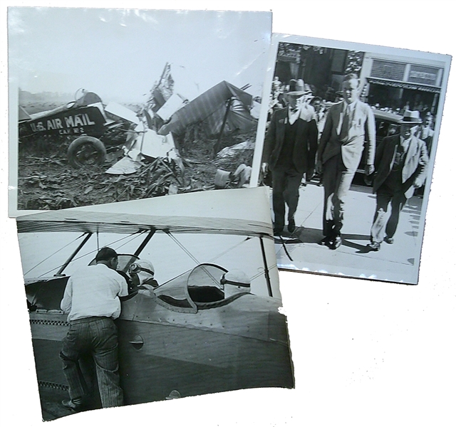 Lindbergh’s Crash - and His First Appearance Regarding the Baby Kidnapping